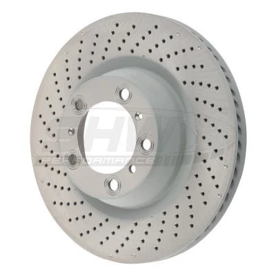 Abbildung von SHW Performance PRL39979 Bremsscheibe Hinterachse links 350 28 innenbelüftet, gelocht/genoppt beschichtet hochgekohlt PORSCHE: 911 Coupe