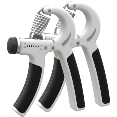 Abbildung von PORTENTUM Handtrainer Unterarmtrainer 2pcs, Einstellbarer Widerstand 5 60kg, Hand Unterarm Trainingsgerät, Grip Griffkraft Trainer, Rutschfester Griff, Für Sportler und Wiederherstellung der