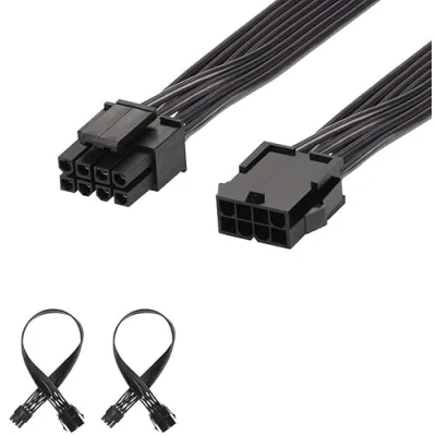 Abbildung von J&amp;D 2er Pack EPS 8 Pin Power Verlängerungskabel 30cm