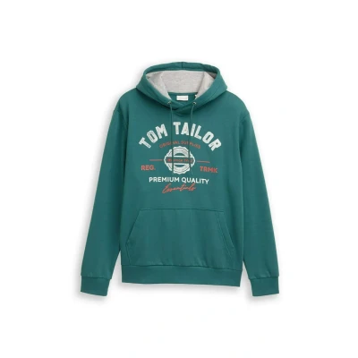Abbildung von TOM Tailor WITH Print Sweatshirt, Herren, Größe: 3XL, Jasper green