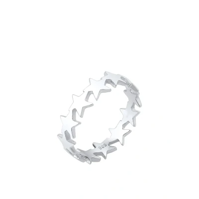 Abbildung von Elli STAR Design Astro Ring, Damen, Größe: 54, Silver