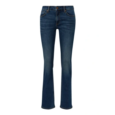 Abbildung von QS Catie Jeans Slim Fit, Damen, Größe: 32x30, Dunkelblau