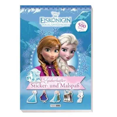Abbildung von Disney Die Eiskönigin: Zauberhafter Sticker und Malspaß: über 500