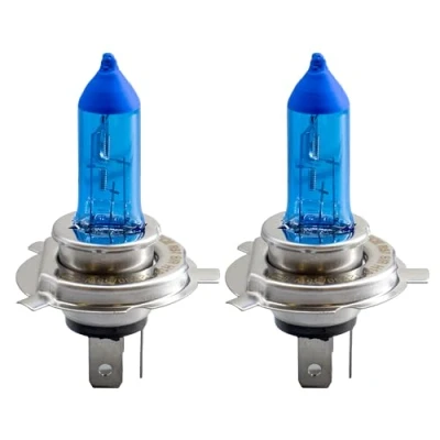 Abbildung von Simoni Racing Halogen Birnen &#039;Blue Ice Racing&#039; H19 (PU43T 3) (4200K) 12V/60 55W, Satz à 2 Stück ECE R37