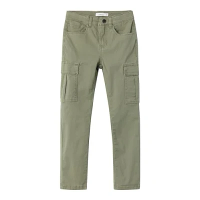 Abbildung von NAME IT Mädchen Nkfrose Hw Reg TWI Car Pant 7505 bm Noos (DE/NL/SE/PL, Numerisch, 122, Regular, deep Lichen Green)