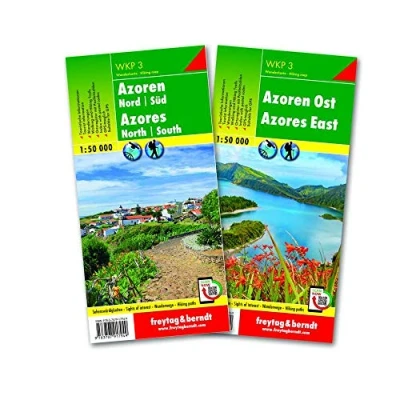 Abbildung von Azoren, Wanderkarten Set 1:50.000, WKP 3: van twee wandelkaarten Schaal 1 : 50.000 (freytag &amp; berndt Wander Rad Freizeitkarten)