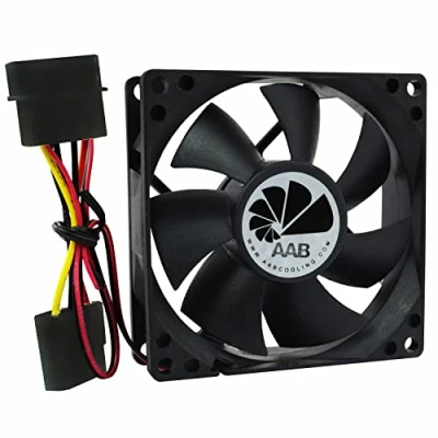 Abbildung von AABCOOLING Fan 8 Leise und Efizient 80mm Gehäuselüfter Ökonomische Reihe Für CPU Lüfter, Ventilator, Gehäuse Ventilator 12V, 25 dB(A), 68 m3/h