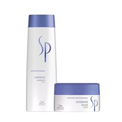 Abbildung von Wella System Professional SP Hydrate Shampoo 250ml &amp; Mask 200 mL Combo Pack