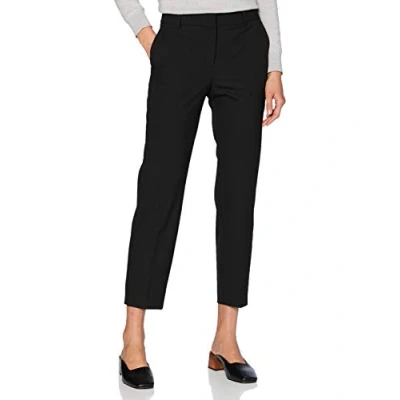 Abbildung von Selected Femme Slfria Cropped PANT Stoffhose, Damen, Größe: 40, Black