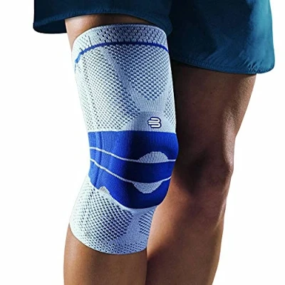 Abbildung von BAUERFEIND GenuTrain Kniebandage, atmungsaktive Strick Kompressions Kniebandage zur Linderung von Schmerzen und Schwellungen bei Arthritis, ACL Verletzungen, Miniskusriss, maschinenwaschbare