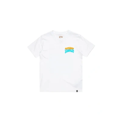 Abbildung von DC Shoes HOT BOX Tshirt print für Kinder, Größe: 140, Wbb white