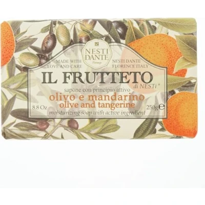 Abbildung von Nesti Dante Il Frutteto Olive &amp; Tangerine (Handseife aus natürlichen Inhaltsstoffen, langanhaltender Duft, Seife) 664104