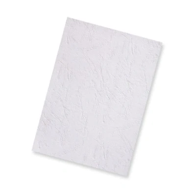 Abbildung von Pavo Einbanddeckel Lederoptik DIN A4, 250 g/m², 100 er Pack, weiß