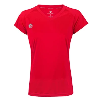 Abbildung von STARK SOUL Damen Sport Shirt Fitness T vital, Kurzarm Funktionsshirt, Atmungsaktiv Schnelltrocknendes Trainingsshirt Rot L