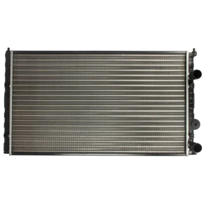 Abbildung von THERMOTEC D7W030TT Kühler, Motorkühlung Aluminium, Kunststoff 378 628 34 Schaltgetriebe Kühlrippen mechanisch gefügt VOLKSWAGEN: GOLF 3, Vento