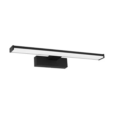 Abbildung von EGLO LED Wandlampe Pandella 1, 1 flammige Wandleuchte, Spiegelleuchte aus Aluminium und Kunststoff, Badezimmer Lampe in Schwarz, Weiß, Feuchtraumleuchte, IP 44, neutralweiß, L 40 cm