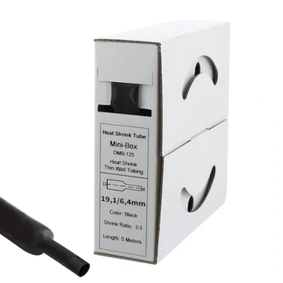 Abbildung von Offgridtec 5m Schrumpfschlauch mit Kleber 19mm&gt;6mm schwarz Ratio 3:1