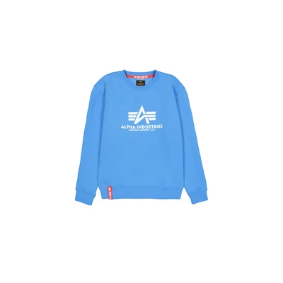 Abbildung von Alpha Industries Basic Sweatshirt, Herren, Größe: XL, Mediteranian blue