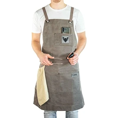 Abbildung von FENNEK Grillschürze hochwertig verarbeitet mit Imprägnierung durch Wachsschicht