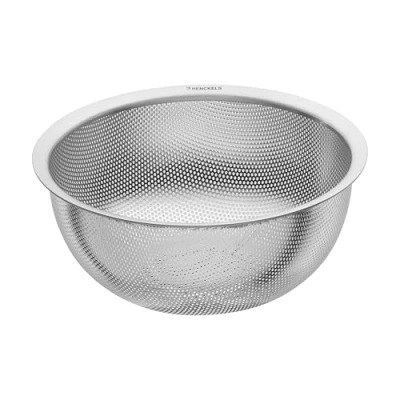 Abbildung von HENCKELS by ZWILLING TRIO Küchensieb 20 cm, rostfreier Loch Edelstahl