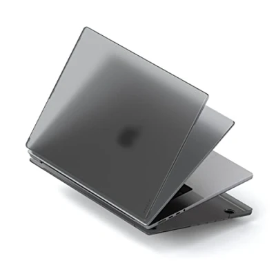 Abbildung von SATECHI Eco Hardshell Hülle Kompatibel mit MacBook Pro 16 Zoll Case 2021 A2485 Leicht &amp; Schlank Hub und Adapterfreundliches Design (Dunkel)