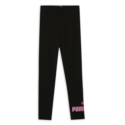 Abbildung von Puma Mädchen Logo Leggings G Strumpfhose, Black mauved Out, 110 EU
