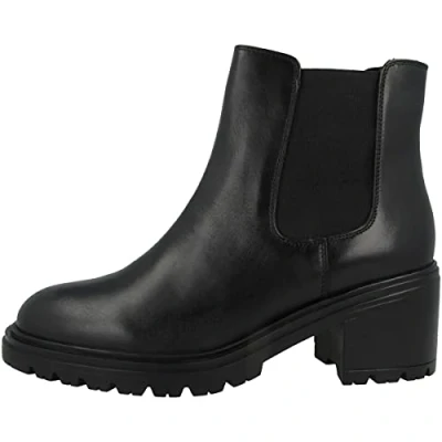 Abbildung von Geox Damiana Plateaustiefelette, Damen, Größe: 37, Black Schuhe