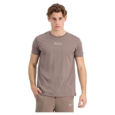 Abbildung von Alpha Industries Herren Organics Emb T shirt, Organic Petrol, M EU