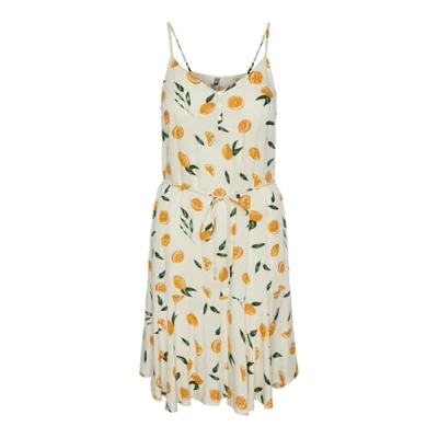 Abbildung von Pieces SLIP Button Freizeitkleid, Damen, Größe: Medium, Birch