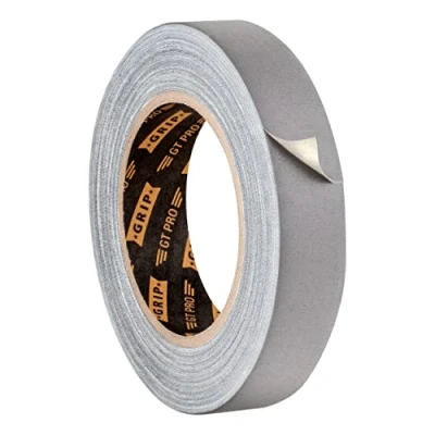 Abbildung von GRIP Eventbasics Hula Hoop Tape Grau, GT PRO Neon Tape, 25 mm x m, Schwarzlicht Gaffa UV aktiv, matt
