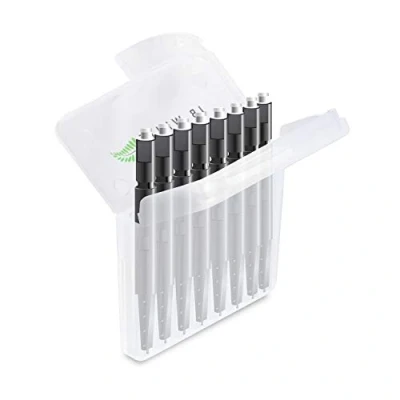 Abbildung von JB White 16x Cerumenfilter für Hörgeräte, Ersatzfilter, Filter kompatibel mit Widex Nanocare Wachsschutz Oticon ProWax MiniFit Phonak Cerustop Wax Guards Resound Hörgerätefilter (Ø 1,3mm)