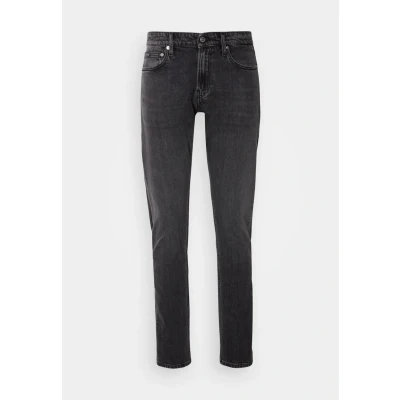 Abbildung von Calvin Klein Herren Jeans Hose Slim mit Stretch, Schwarz (Denim Black), 34W/32L