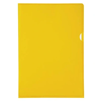 Abbildung von Exacompta 660595E 10er Pack PVC Kunststoff Aktenhüllen. für DIN A4 transparent glasklar grün oben und seitlich offen Plastikhülle Klarsichthülle Büro die mobile Organisation