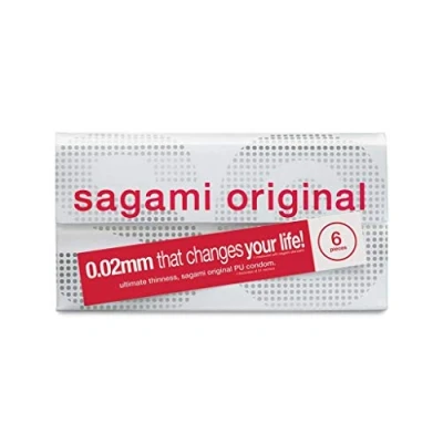 Abbildung von Sagami Original 0.02 latexfrei 6 Kondome Japan Import japanische