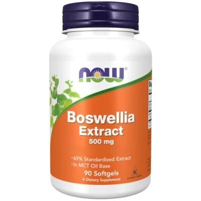Abbildung von Now Foods, Boswellia Extrakt, 500mg, Weihrauch Extrakt mit Boswelliasäure, 90 Weichkapseln, Laborgeprüft, Glutenfrei, Sojafrei, Vegetarisch, Ohne Gentechnik