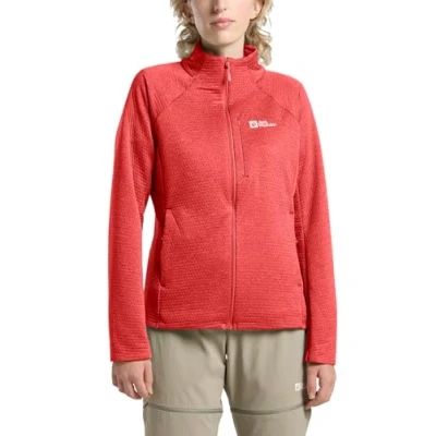Abbildung von Jack Wolfskin Taiga FZ W Trainingsjacke, Damen, Größe: XL, Vibrant red