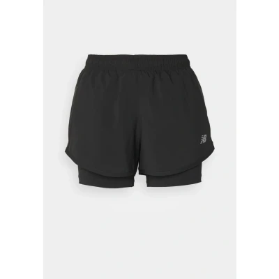 Abbildung von New Balance Short kurze Sporthose, Damen, Größe: Large, Black