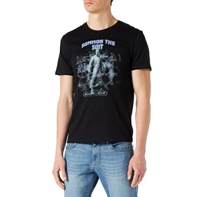 Abbildung von Marvel Herren Memarcots281 T Shirt, Schwarz, L
