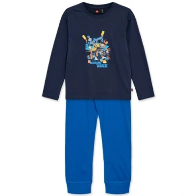 Abbildung von LEGO kidswear Nachtwäsche Set für Kinder, Größe: 104, Dark navy
