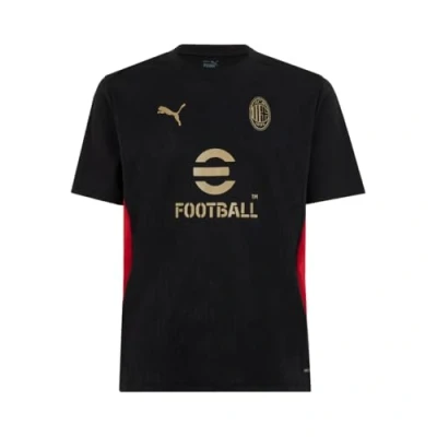 Abbildung von AC Milan Unisex Maglia Training Wettkampf Trainingsshirt, Saison 2024/25, DryCell Technologie, reguläre Passform, Schwarz, XXL