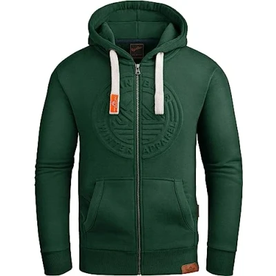 Abbildung von Grin&amp;Bear Hoodie Herren Sweatshirt GEC601 Gruen S