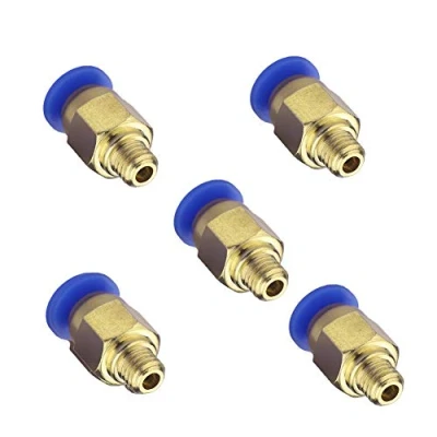 Abbildung von SIENOC PC4 M6 Pneumatische Luft gerade Schnellverschraubung 4mm Gewinde (5 Stück)