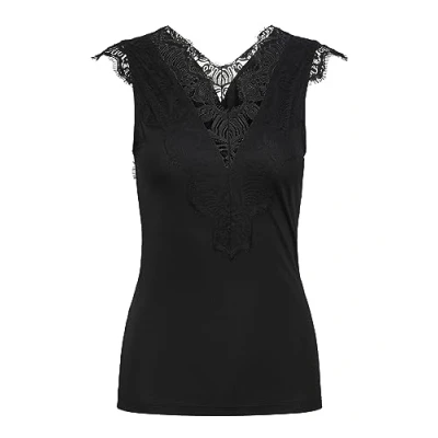 Abbildung von PIECES Damen PCILU SL TOP NOOS 17101014, Schwarz,S