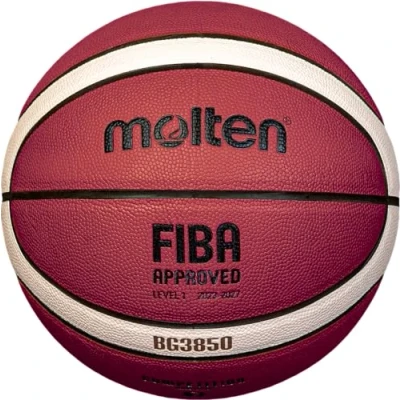 Abbildung von Molten Basketball B6G3850, TOP Trainingsball, Synthetik Leder, 12 Felder, Größe 6