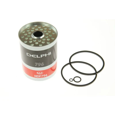 Abbildung von DELPHI HDF796 Kraftstofffilter Filtereinsatz LANCIA: DELTA 1, Thema Saloon, FORD: Sierra Mk1 Hatchback, MONDEO 2, LADA: Niva