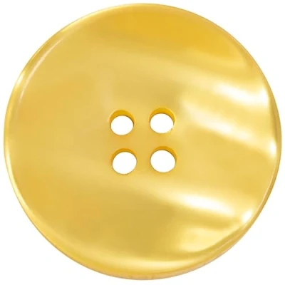 Abbildung von AERZETIX C74041 10er Set Nähknöpfe Ø20x3 mm mit 4 Löchern 32L L32 goldfarben aus kunststoff Öffnung 1.8 hobby kurzwaren nähen kleidung dekoration