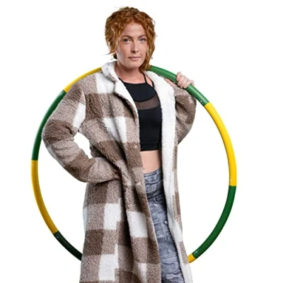 Abbildung von HOOPOMANIA Booster Hoop [0,85 kg] Hulahoop zum Abnehmen Hula Reifen Schwerer Machen