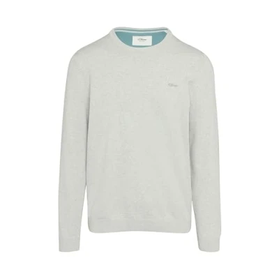 Abbildung von s.Oliver Herren 2156055 Pullover Mit Logo Detail, 90w0, XL EU