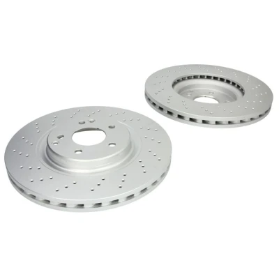 Abbildung von DELPHI BG3985C Bremsscheibe 330 28 5 Belüftet, gelocht beschichtet unbehandelt ohne Radlager, ABS Sensorring MERCEDES BENZ: C Class Saloon