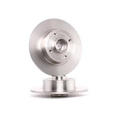 Abbildung von BREMBO BEARING DISC LINE 08.A141.17 Bremsscheibe 240 8 4 voll mit Radlagersatz, ABS Sensorring RENAULT: Clio III Grandtour